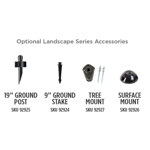 Landscape ooptional accesories